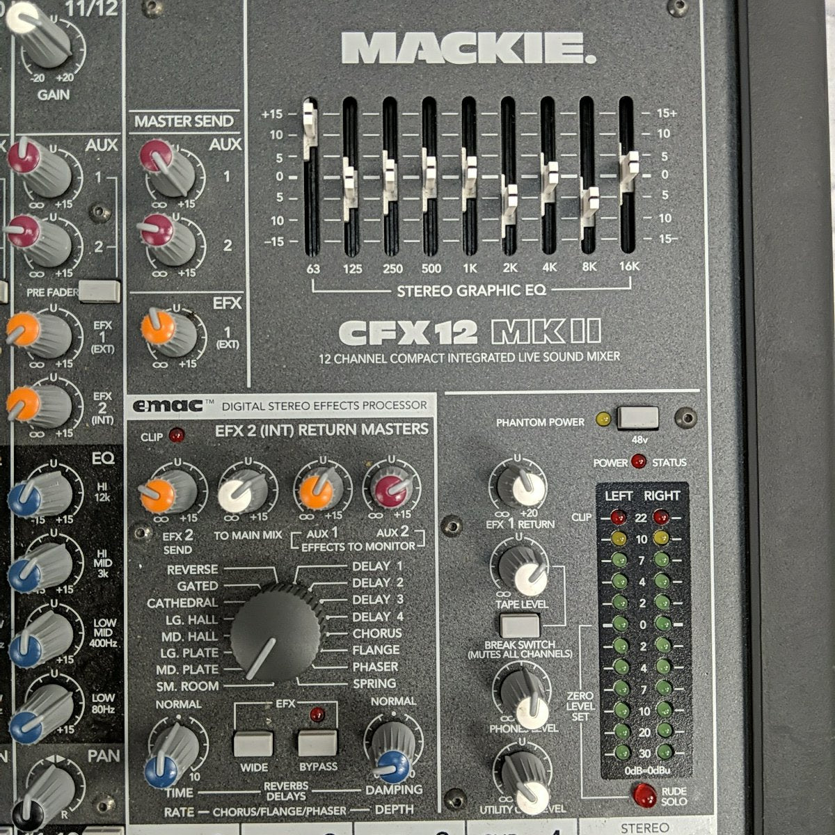 Mackie CHX12mkII 12-Channel Passive Mixer with Padded Bag