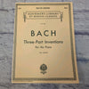 Schirmer's Library Bach: Three-Part Inventions