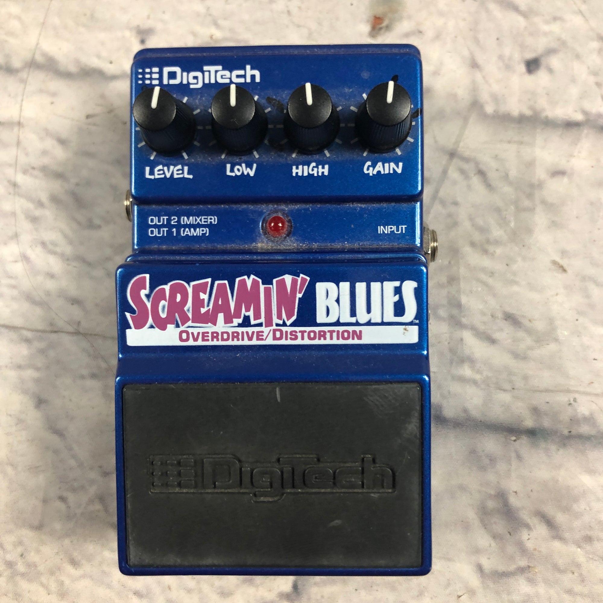 distortion pedal for blues Digitech Screamin' Blues Overdrive pedal
