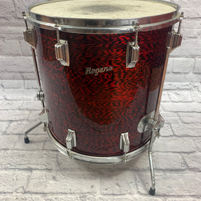 Vintage Rogers Holiday Swingtime 3pc Drum Kit in Red Onyx