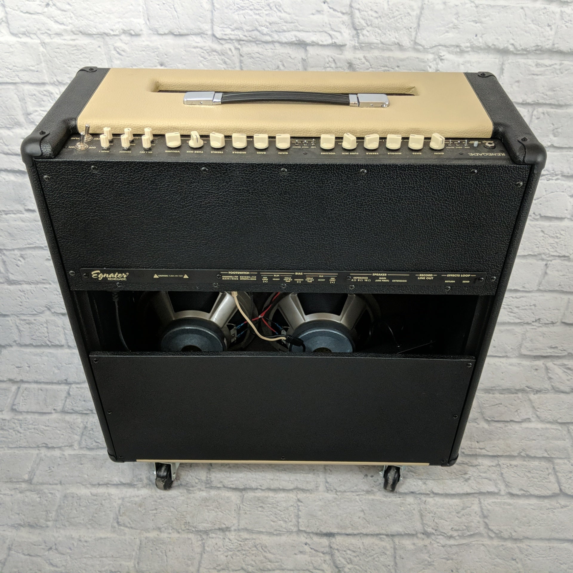 Egnater Renegade 410 4x10" 65W All-Tube Combo Amp Regular Black, Beige