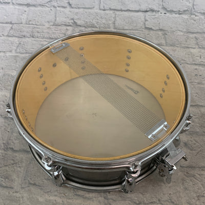 Premier 5" x 14" Snare - Silver Hairline Wrap