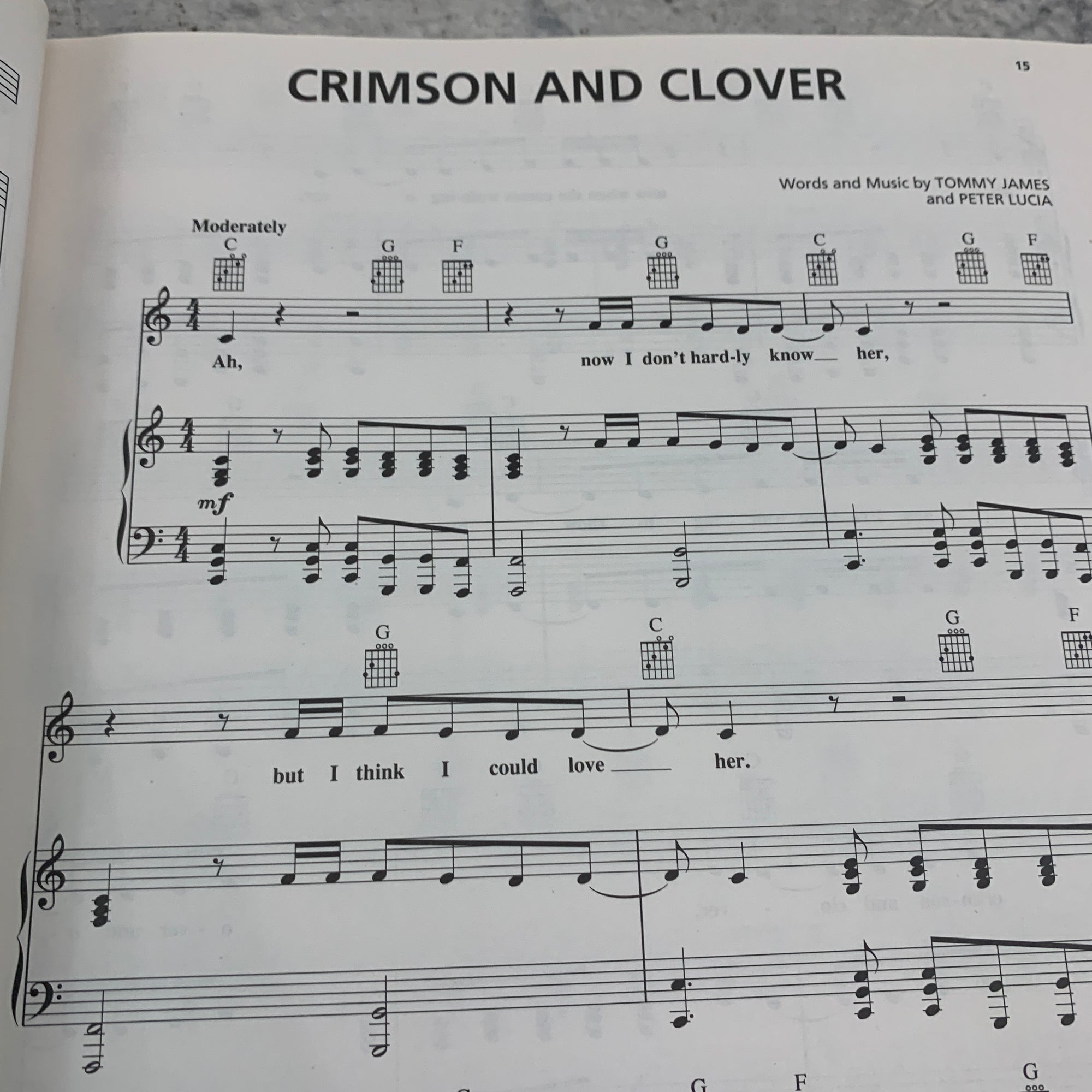 Pop/ Rock Vocal, Piano, Guitar Book