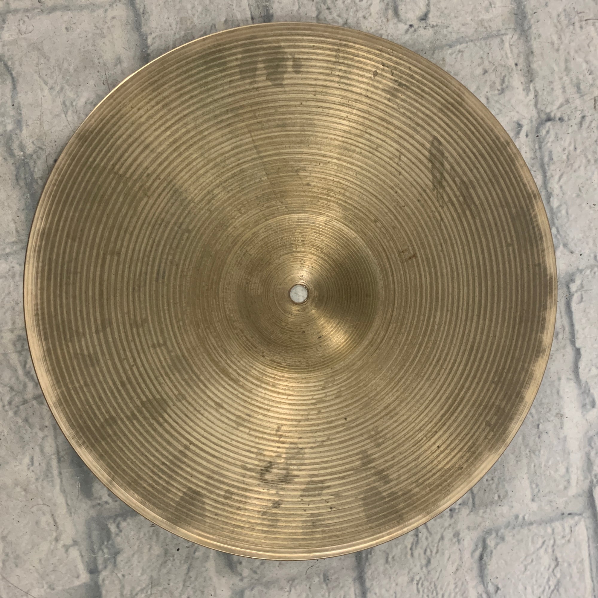 Vintage 70s 'Thin Stamp' Zildjian 14" Hi Hat Cymbal Pair