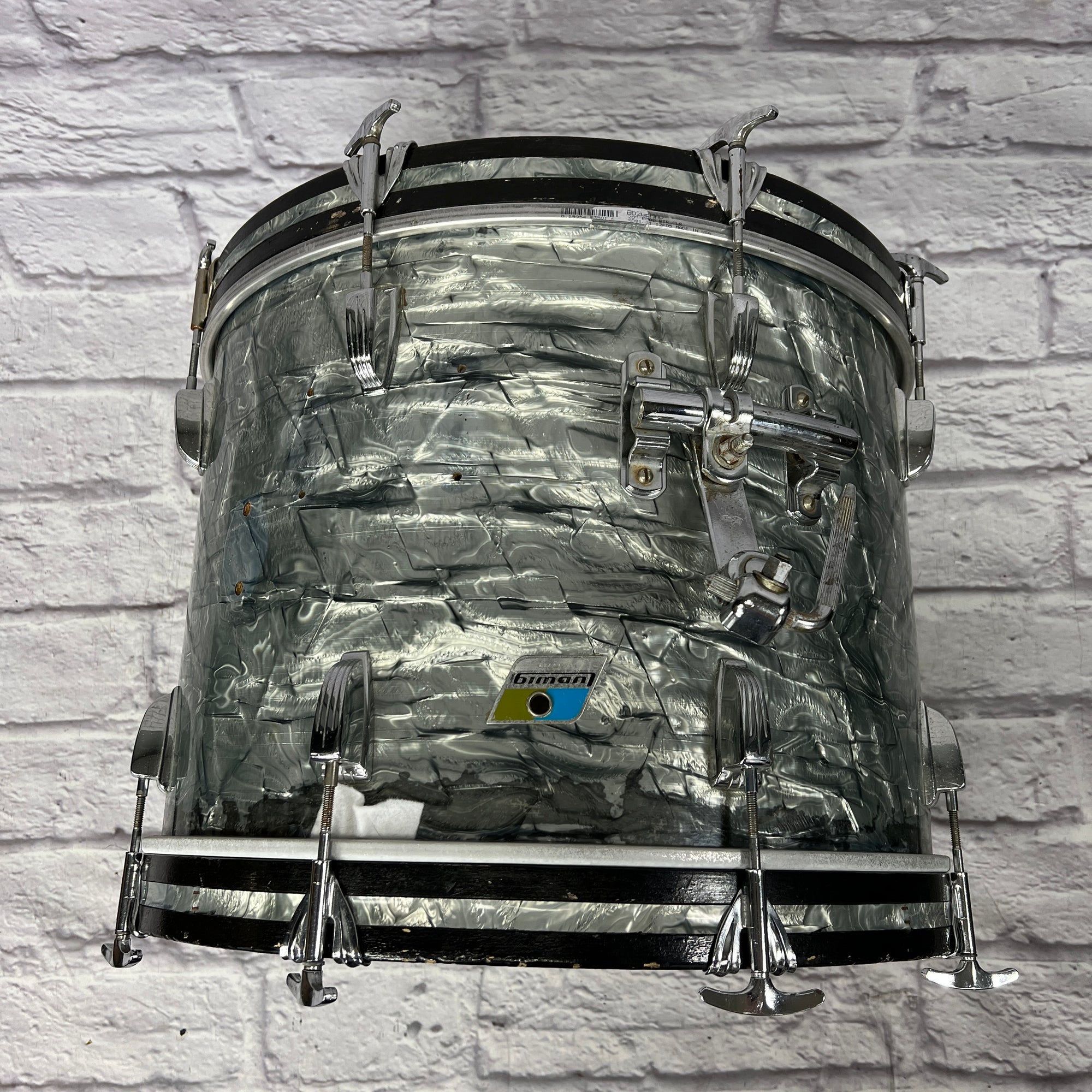 Ludwig Blue Olive B/O 12 16 20 - Sky Blue Pearl Vintage 1970s