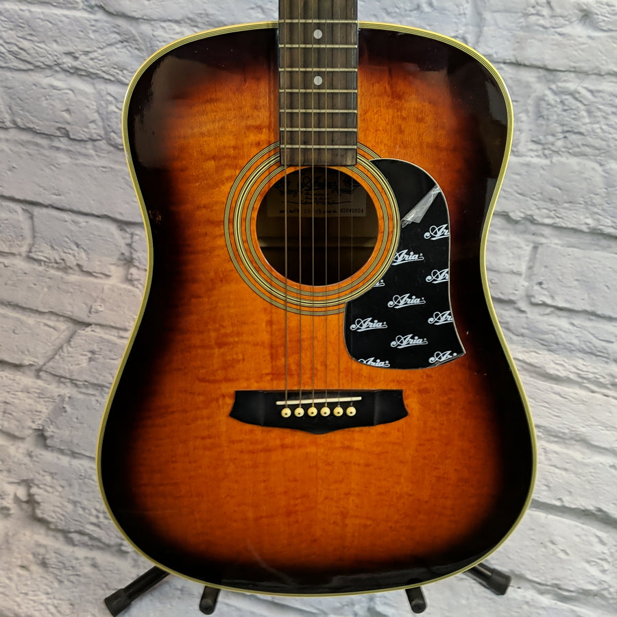 Aria AW 250 VS Acoustic Guitar in Vintage Sunburst