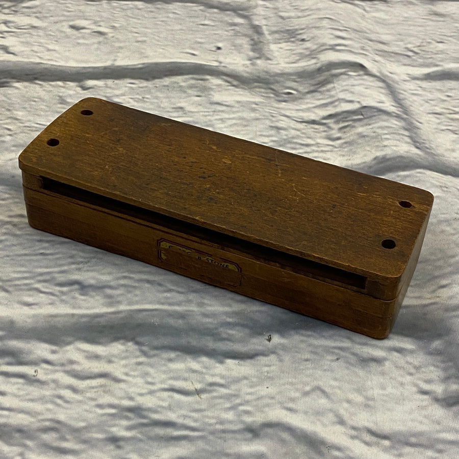George B. Stone Wood Block