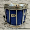 Pearl 14" by 12" Free Floating Marching Snare Blue