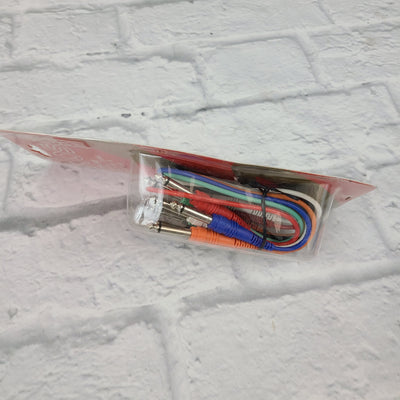 Hosa CPP-845 8-Pack 1.5ft 1/4" Patch Bay Cables