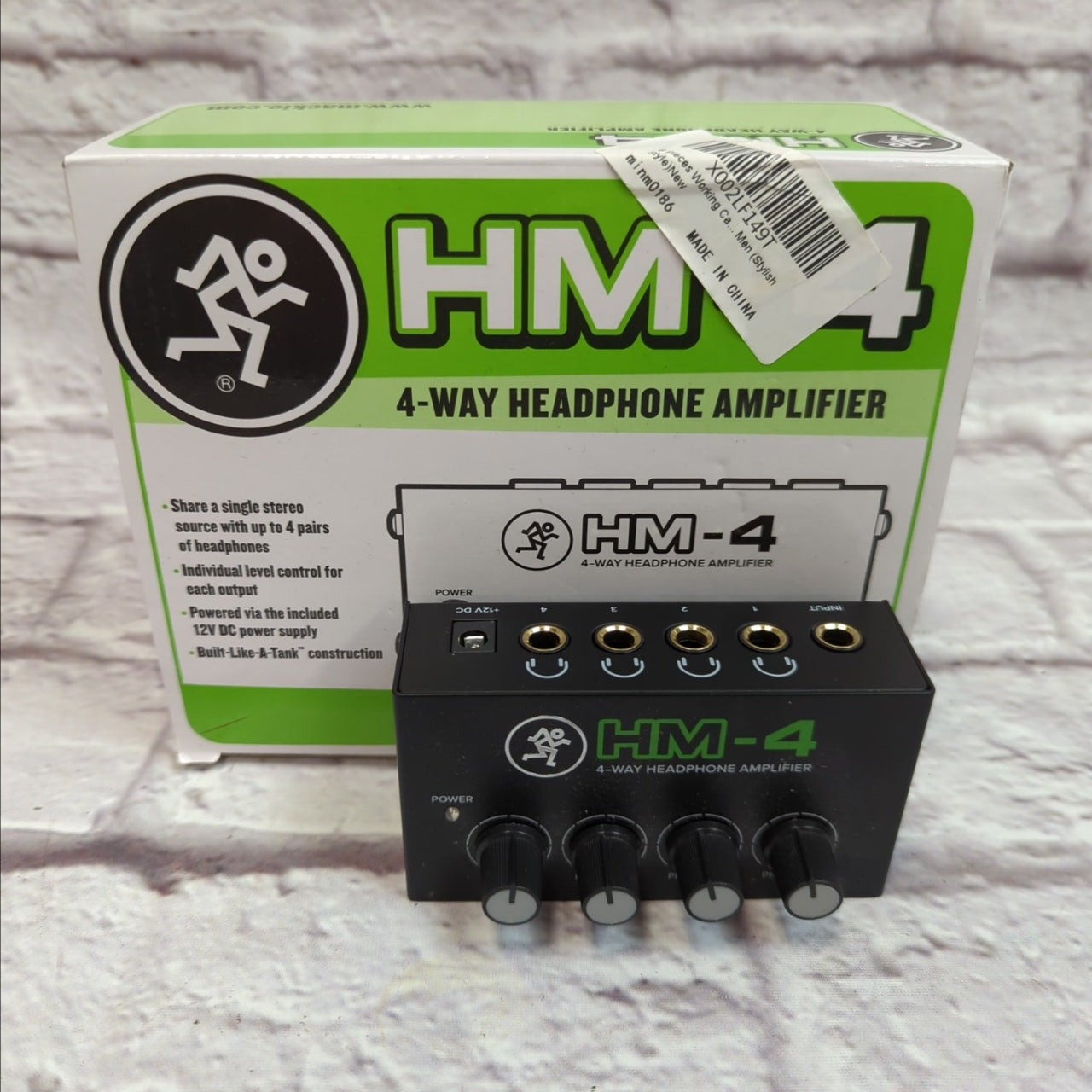 Mackie HM-4 4-Way Headphone Amplifier - Evolution Music