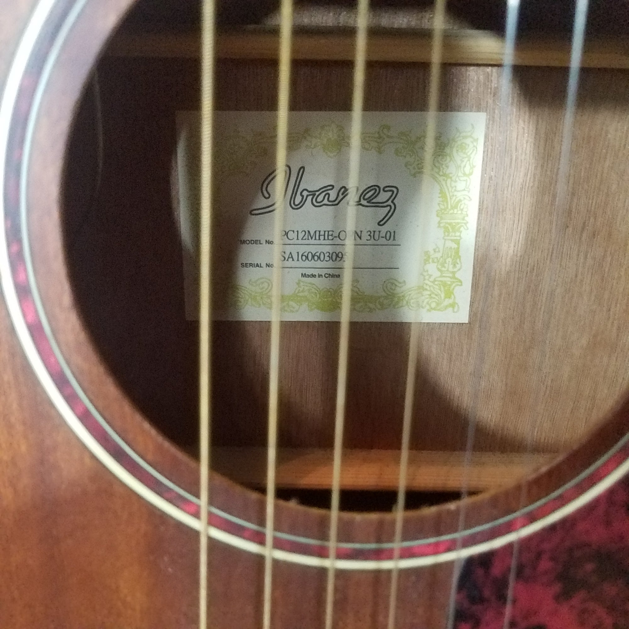 Ibanez PC12MHE-OPN Acoustic Guitar