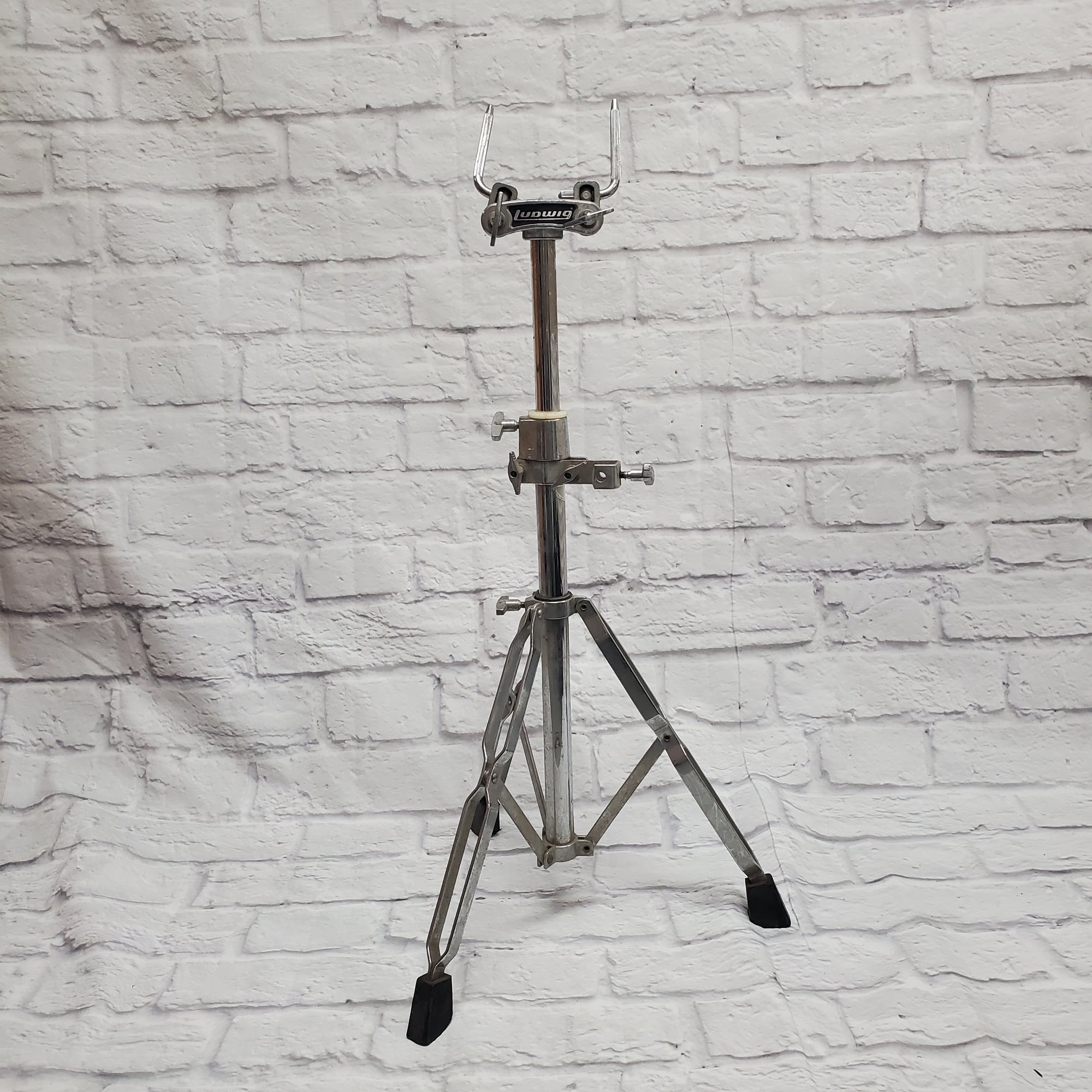 Vintage Ludwig Double Tom Stand 1970's 1980's with Clamp Attachment