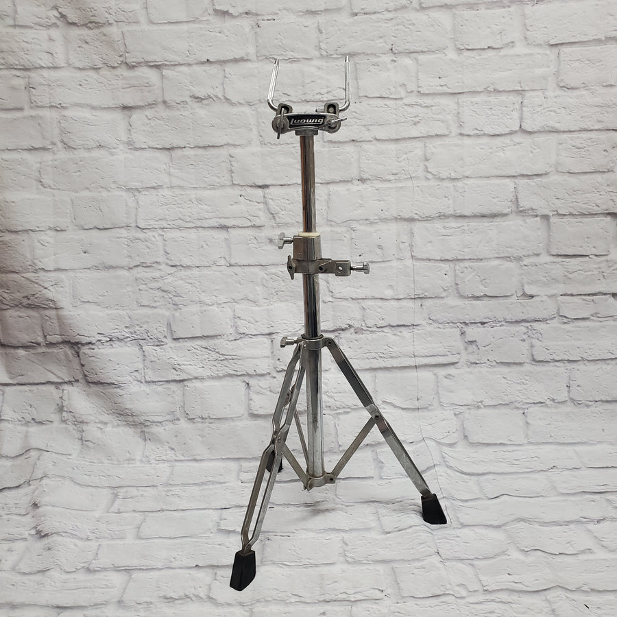 Vintage Ludwig Double Tom Stand 1970's 1980's with Clamp Attachment