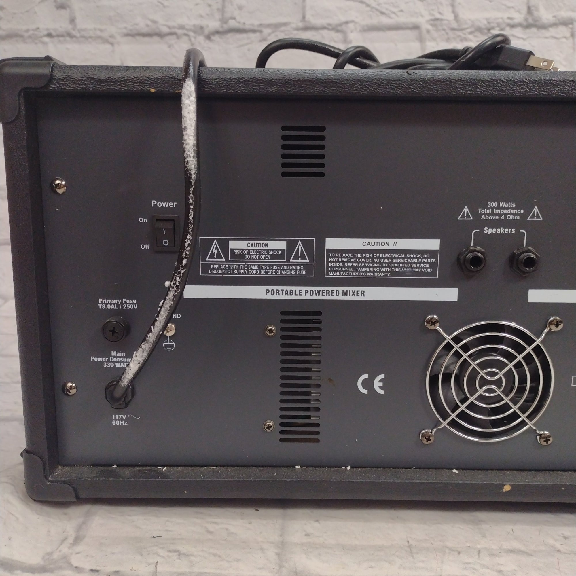 SHS SX300D8 Powered Mixer
