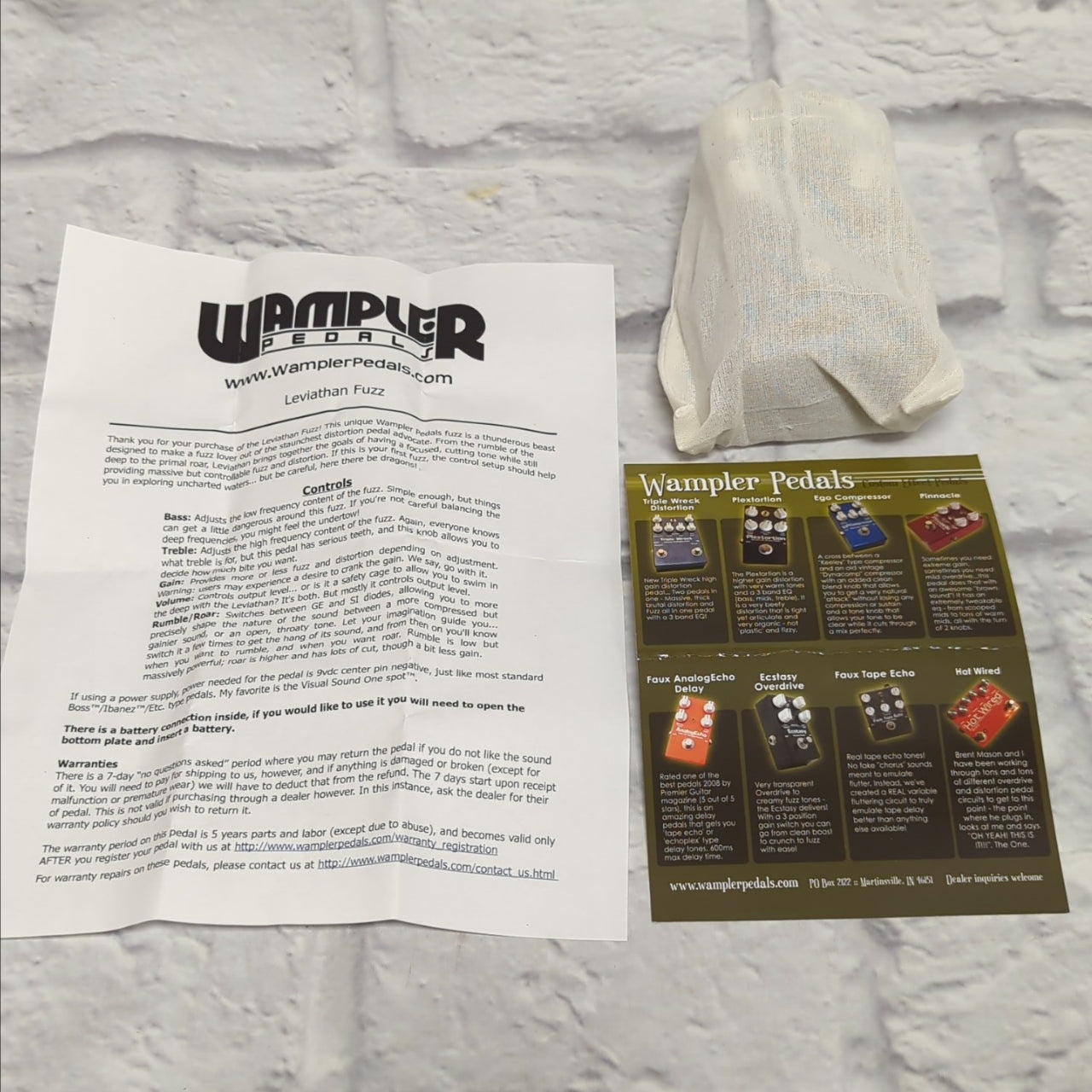Wampler Leviathan Fuzz Pedal