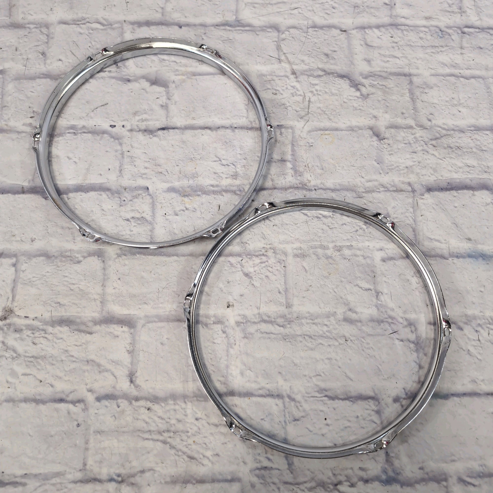 Unknown 12in 6 Lug Drum Hoop Pair
