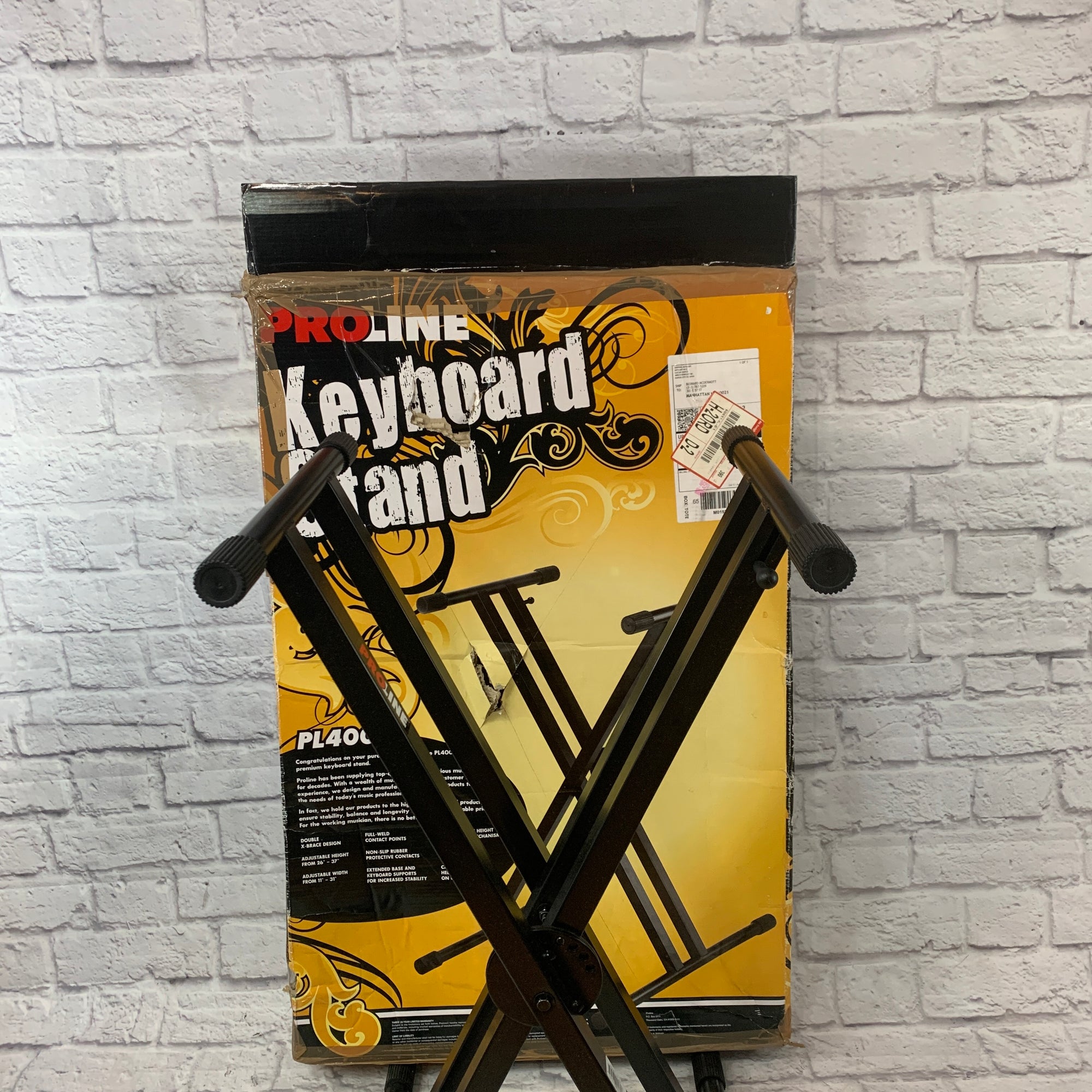 Proline PL400 Double Braced Keyboard Stand