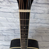 Oscar Schmidt OAB-A Acoustic Guitar - Black Gloss