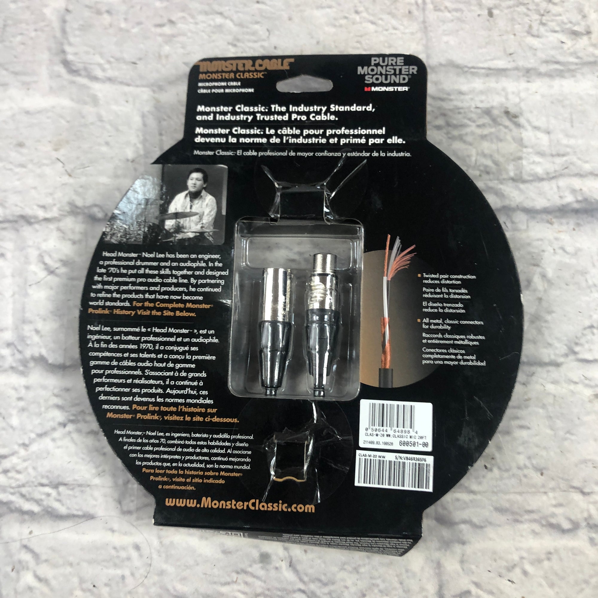 Monster Classic 20 XLR Cable Cable