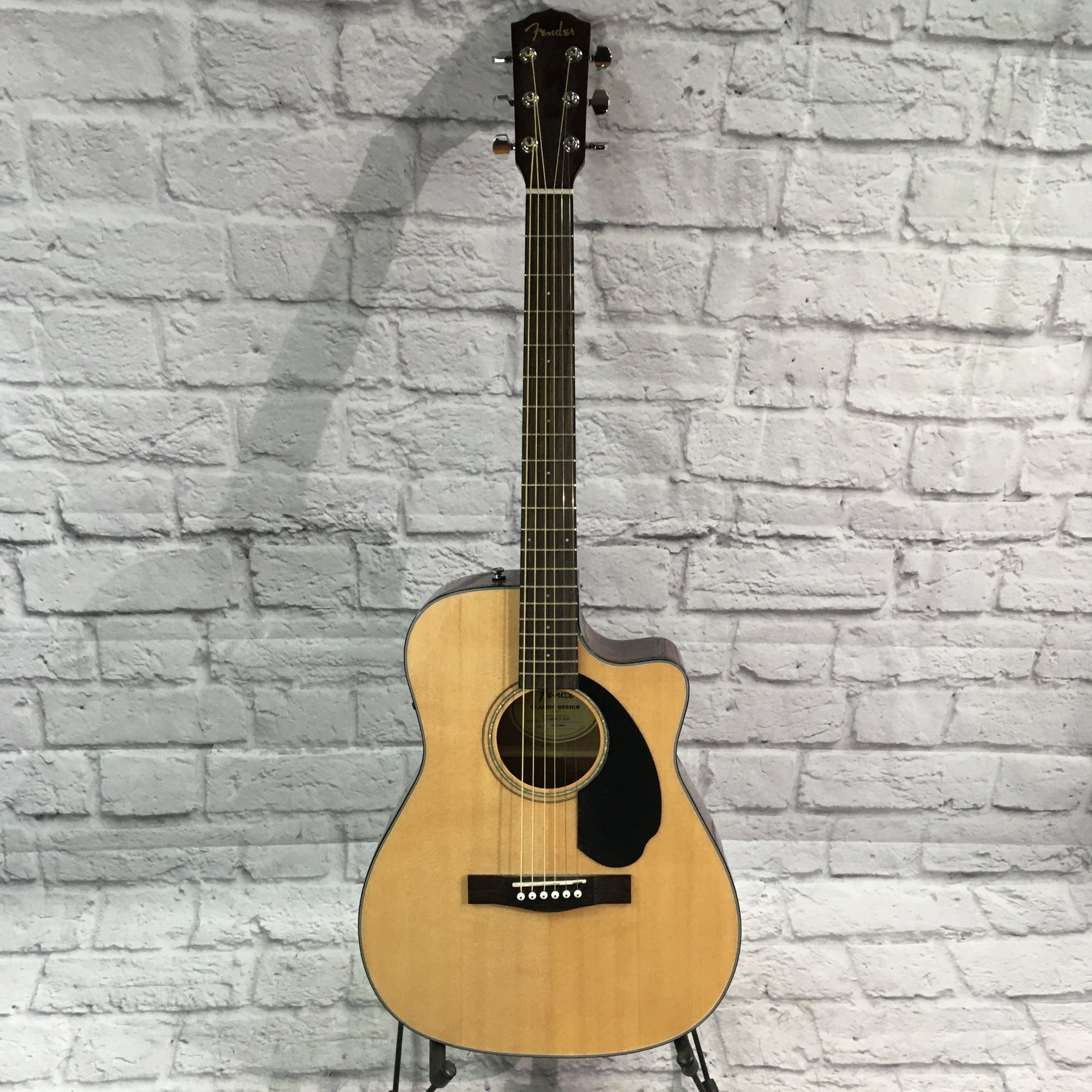 Fender CC-60SCE Natural Acoustic Electric Guitar
