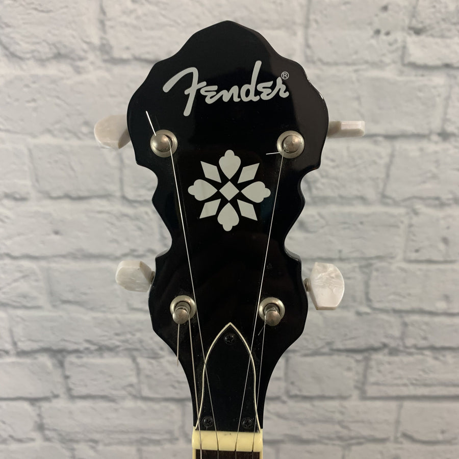 Fender FB-54 Banjo Mahogany Resonator Aluminum Tone Ring w/ TKL Hardshell Case
