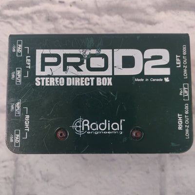 Radial Pro D2 Stereo Direct Box DI Box