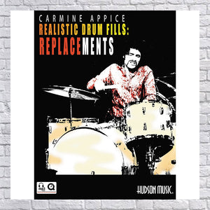 Carmine Appice Realistic Drum Fills Replacements Drum Book