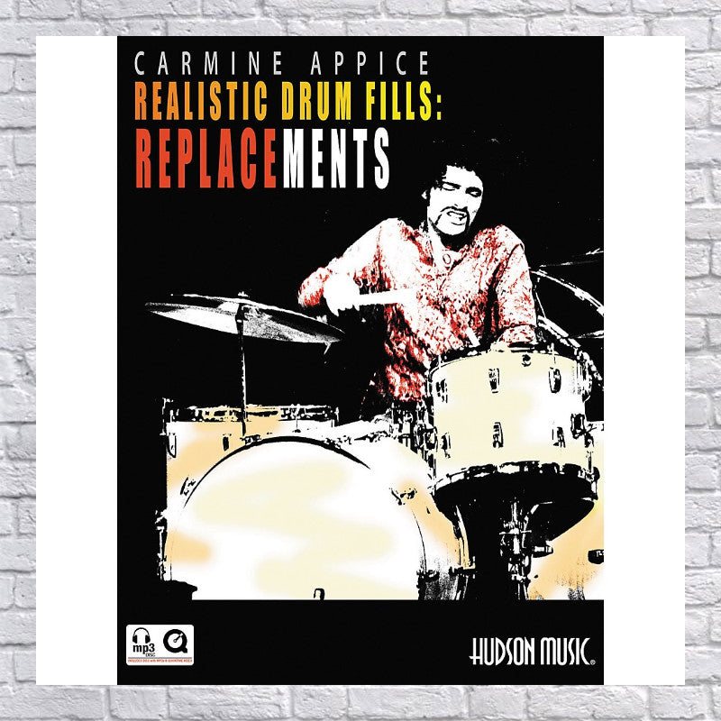 Carmine Appice Realistic Drum Fills Replacements Drum Book