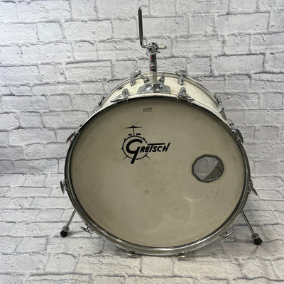 Gretsch Drop G 24 White Nitron Bass Drum
