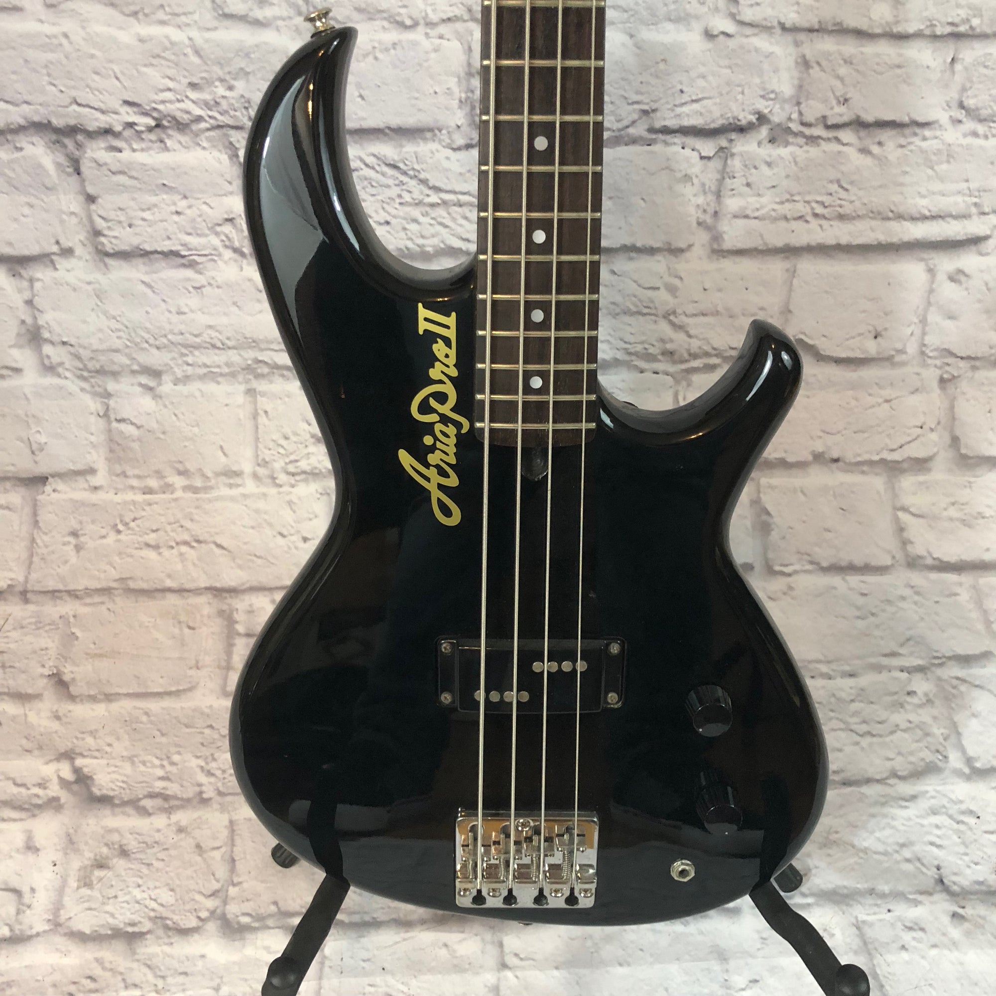 Aria Pro II RSB Series 4 String Bass Black - Evolution Music