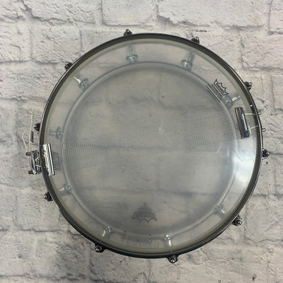 Spaun Drum Co. Clear Acrylic 14 x 6 Snare Drum