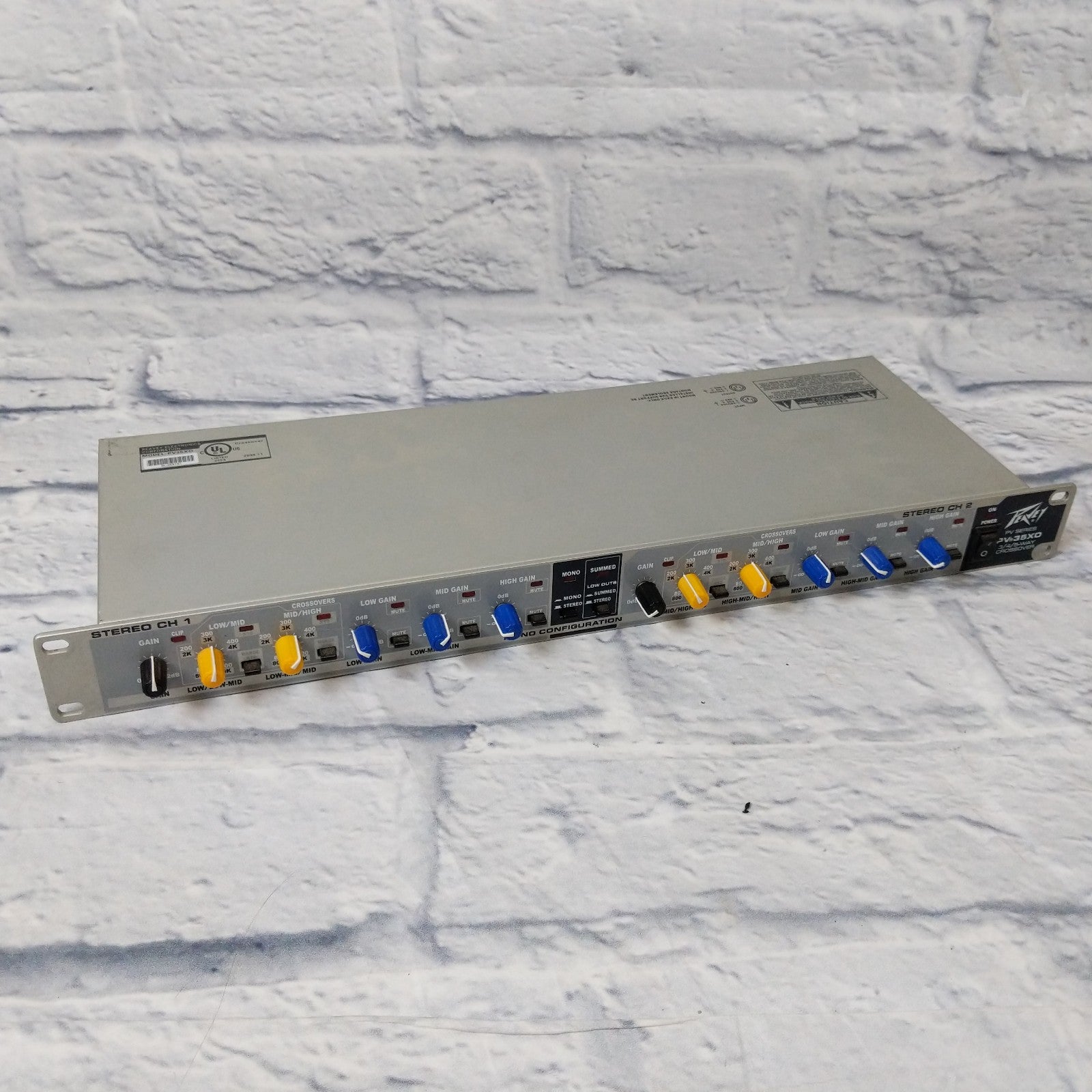 Peavey PV35XO 3/4/5-Way Crossover Rack
