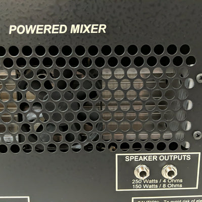 Tosh PA6250-P Power 6.1 250 Watt 6 Channel Powered Mixer - NOS