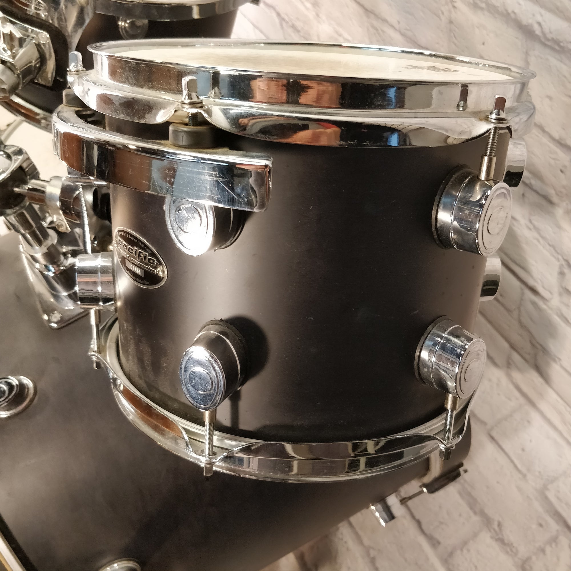 PDP FS Series 4 Piece Drum Kit (Dark Gray Satin) 22 14 12 10