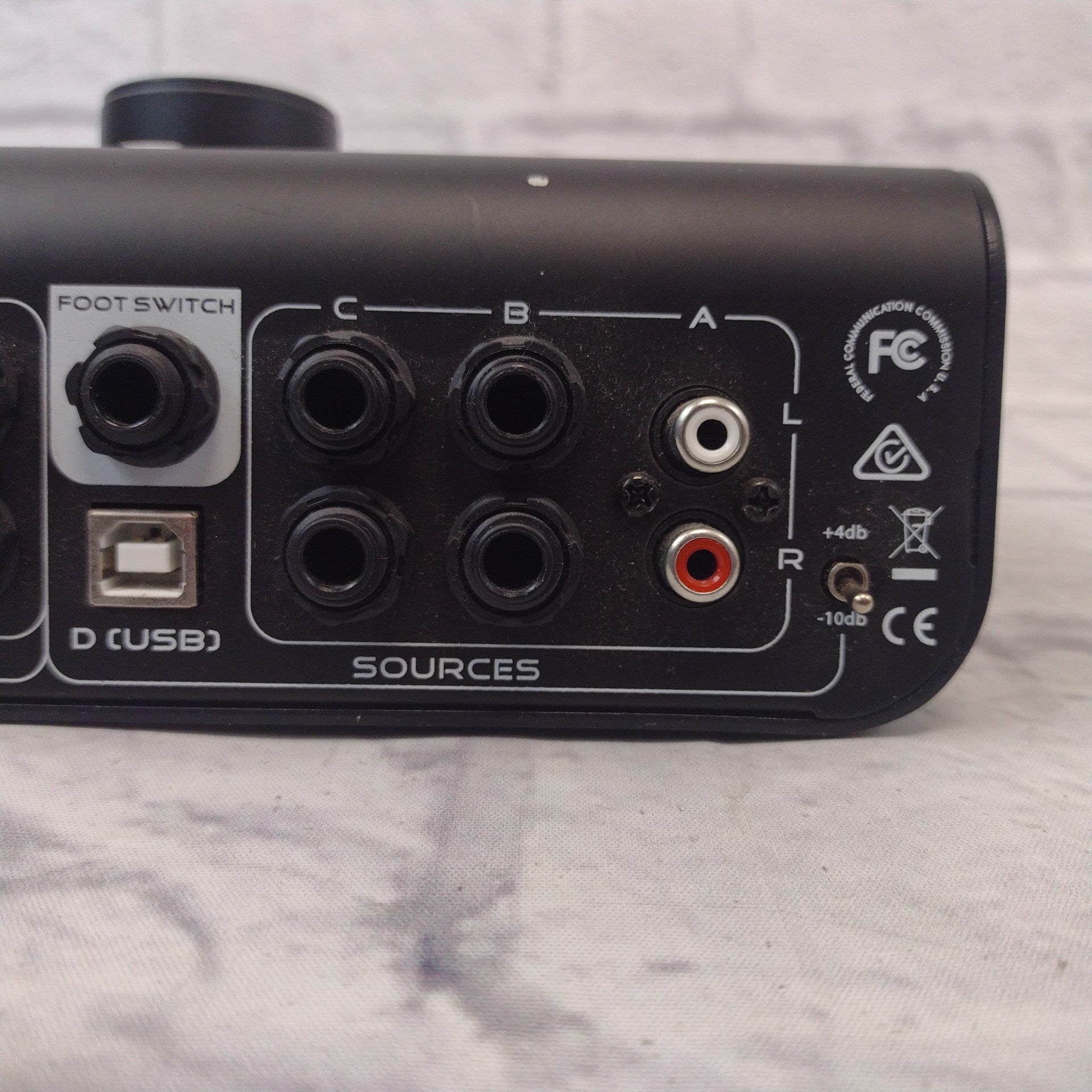 JBL M-Patch USB Active-1 Active Stereo Monitor Control w Talkback