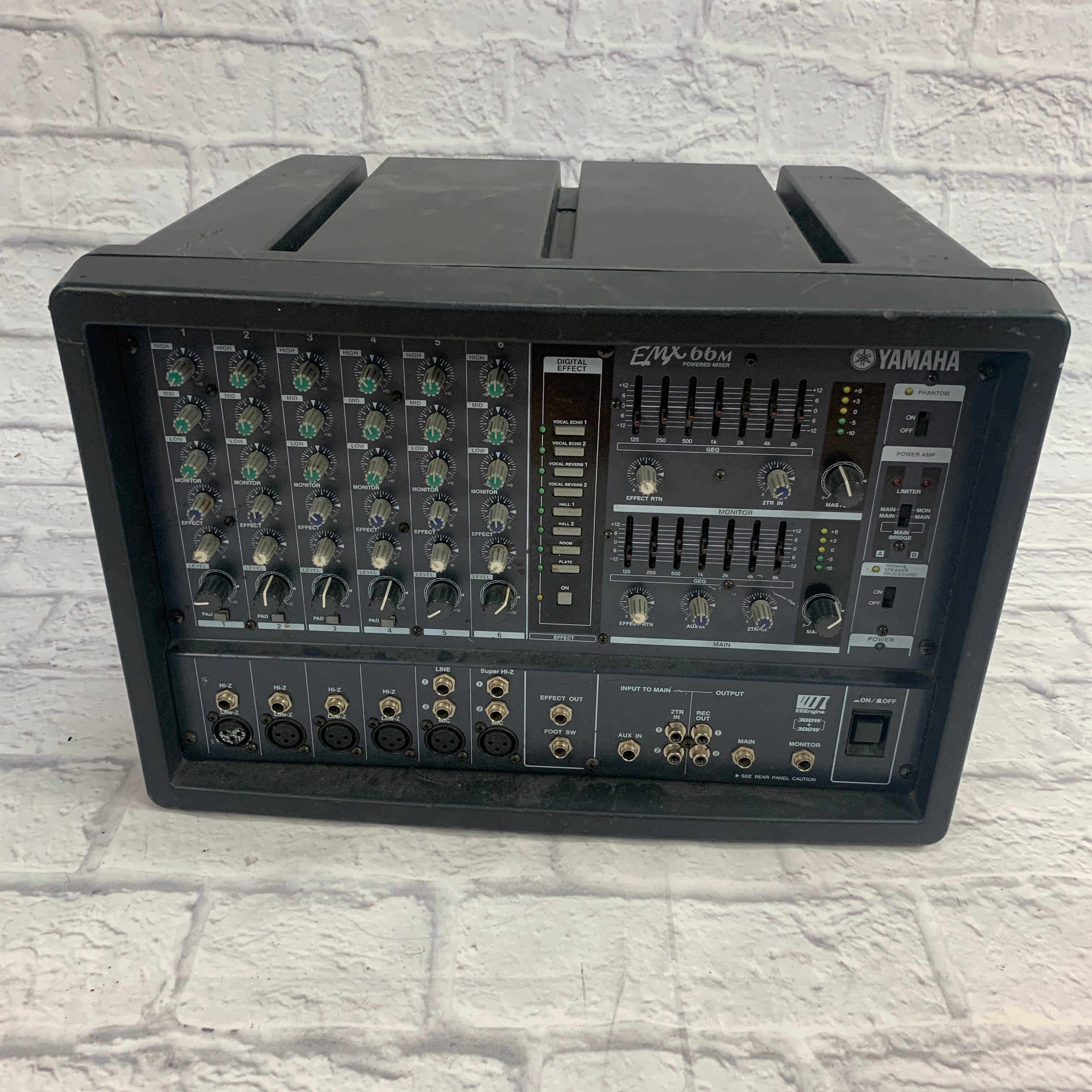 ジャンク YAMAHA EMX66M ヤマハ パワードミキサー 中古現状品