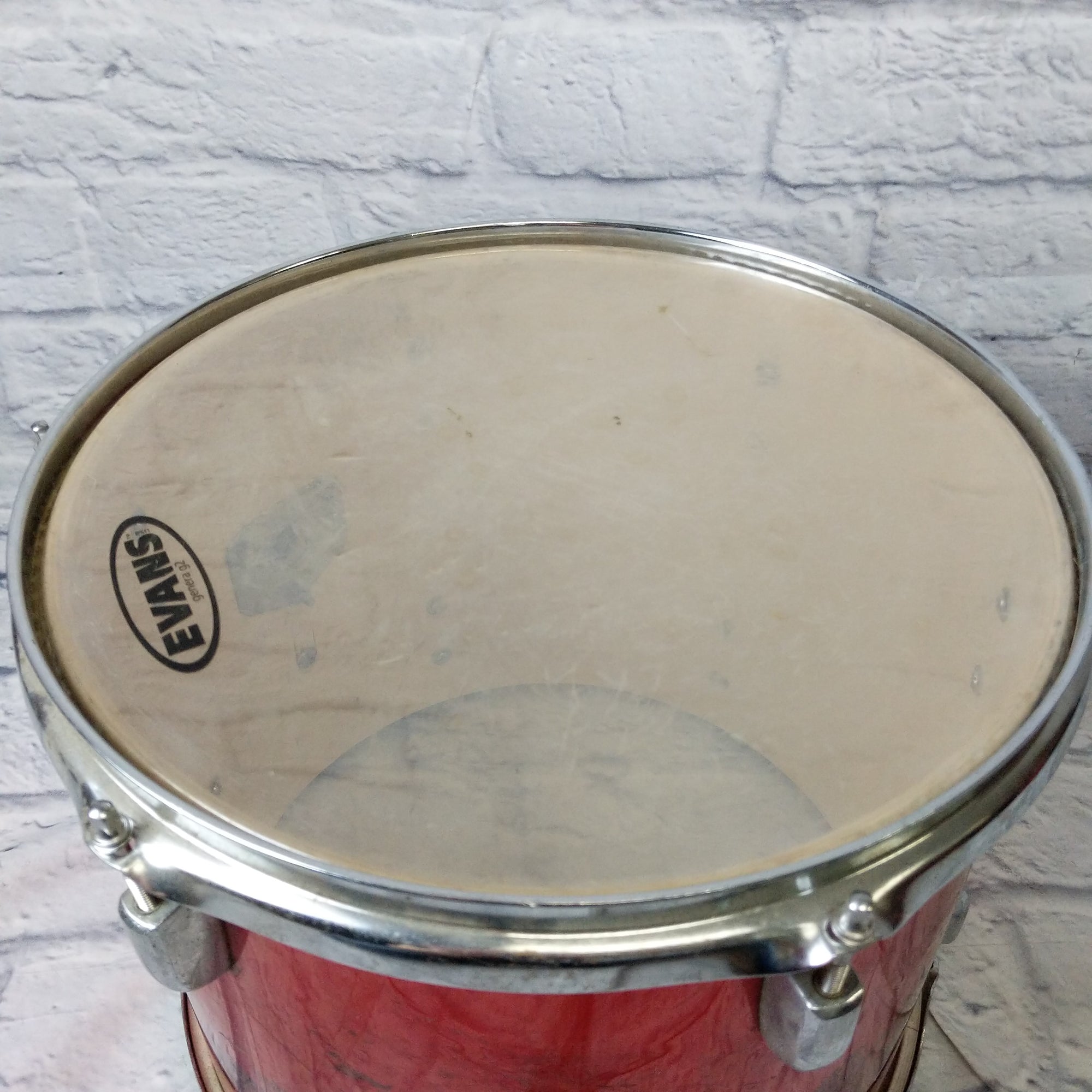 Unknown 13 inch Rack Tom - Red