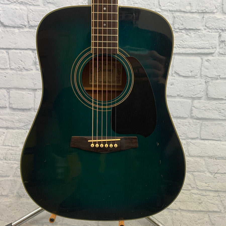 Ibanez PF5N Acoustic Guitar Green Burst