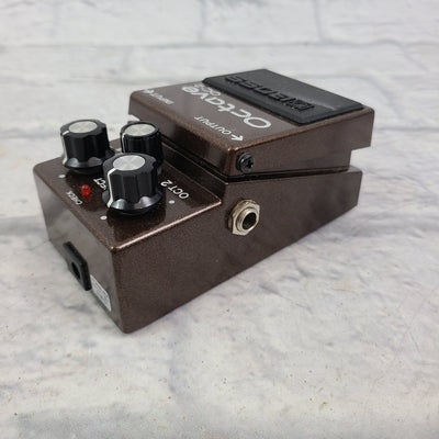 Boss OC-2 Octave Pedal (Taiwan Black Label) w/ PSA-120T Adapter