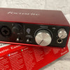 Focusrite 2i2 2nd Gen Interface w/ cable