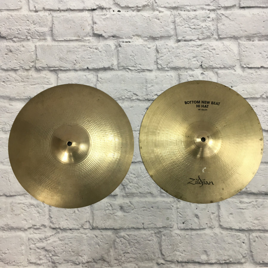 Zildjian 14in New Beat Bottom Hi Hat with 2004 Avedis Top