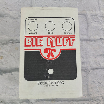 Electro-Harmonix Big Muff Pi w/ box Fuzz Pedal