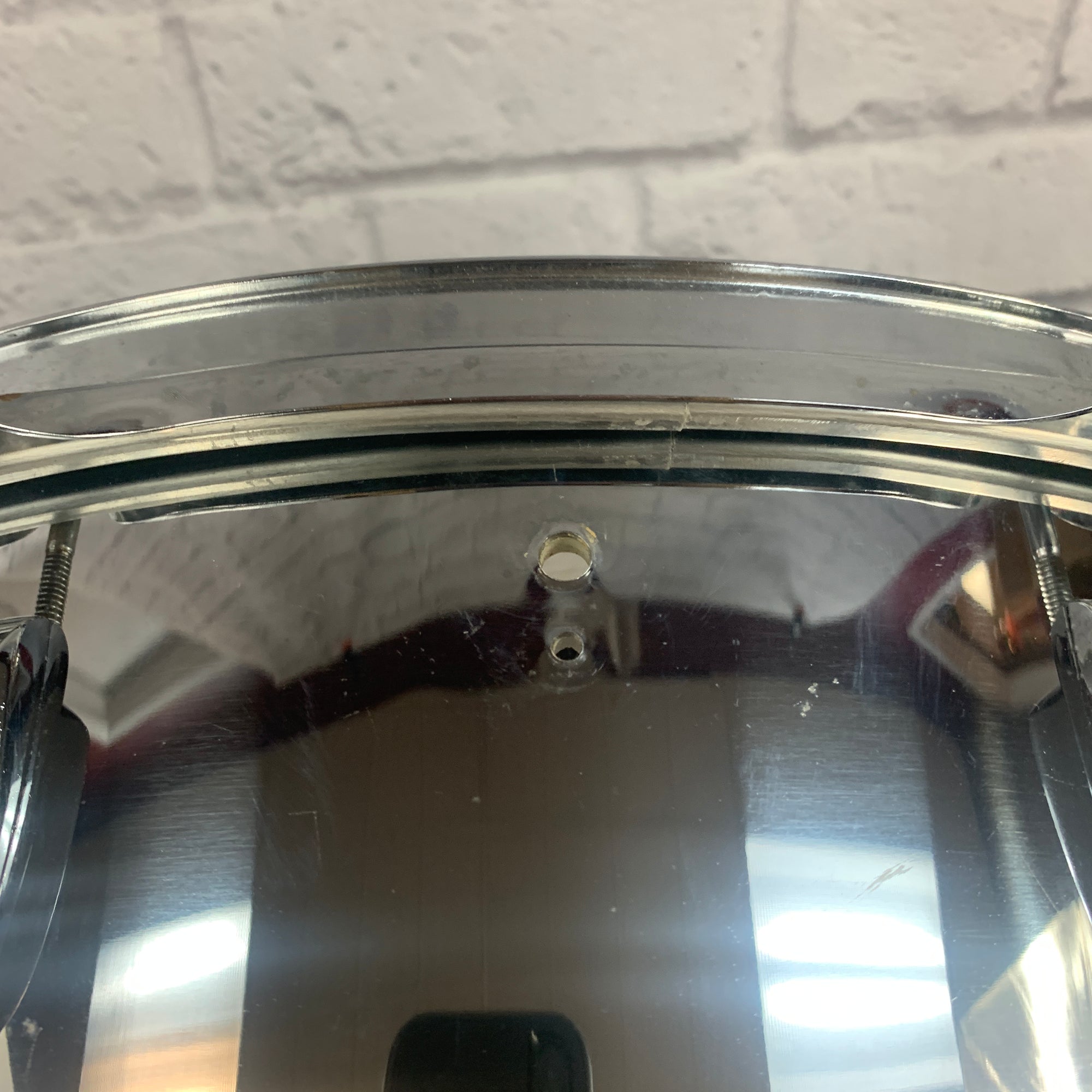 Ludwig Chrome Over Vistalite Floor Tom 18 Floor Tom