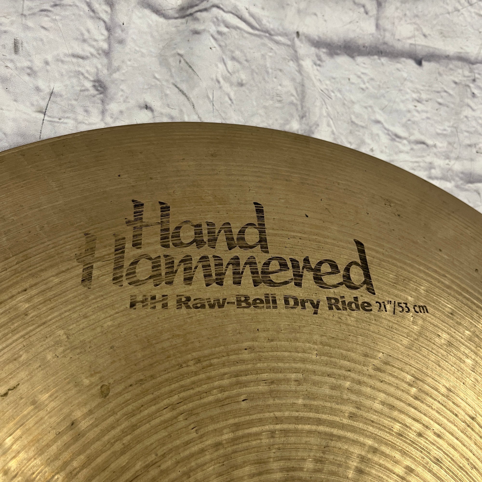 Sabian Hand Hammered Raw Bell Dry Ride 21"