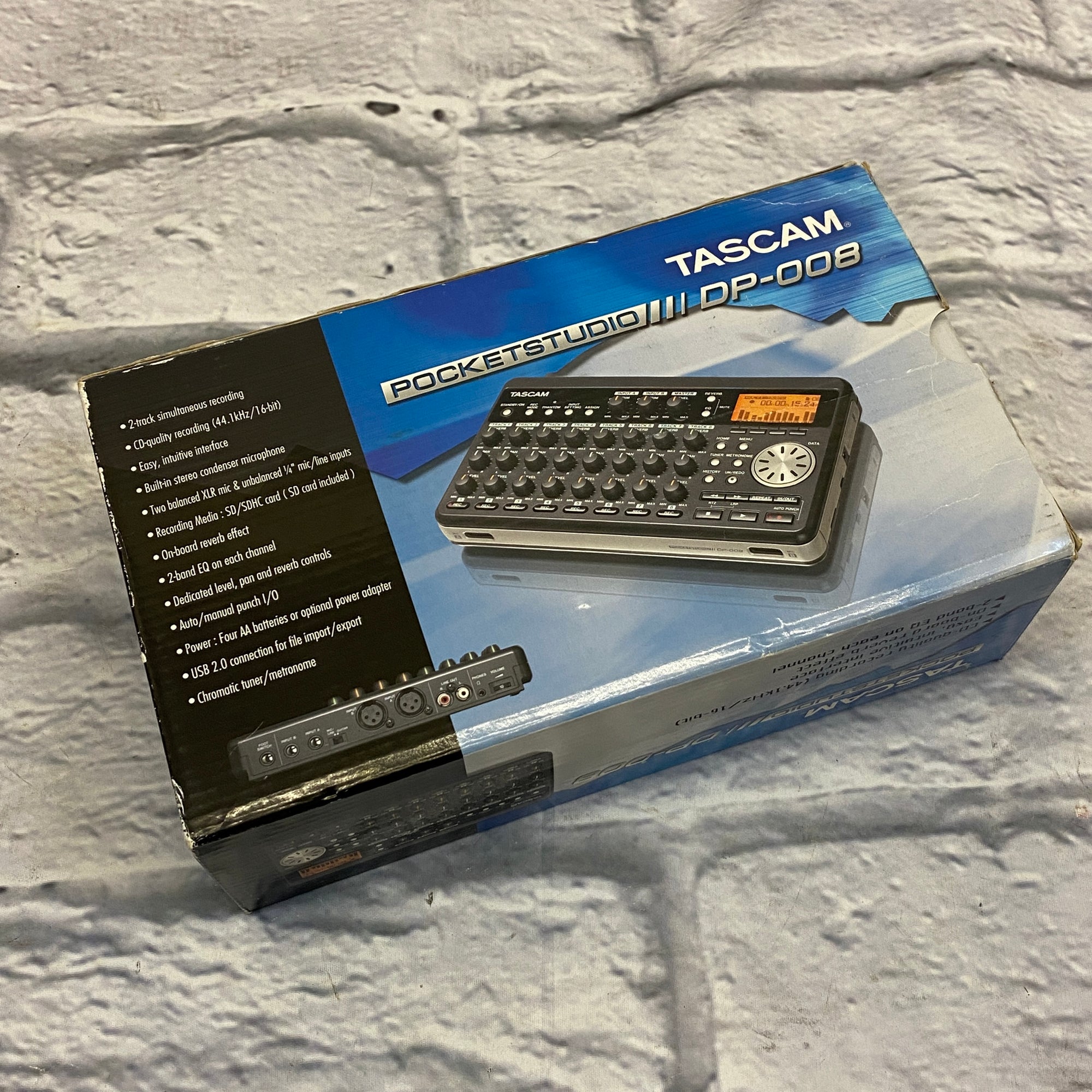 Tascam Pocketstudio DP-008 Recorder with 2GB SD