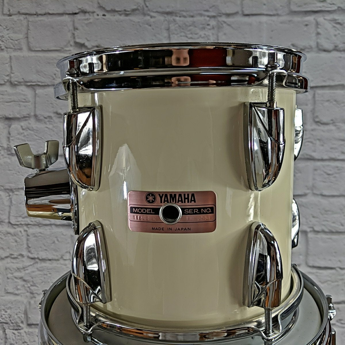 Yamaha Tour Custom 1980s White 5pc Full Kit