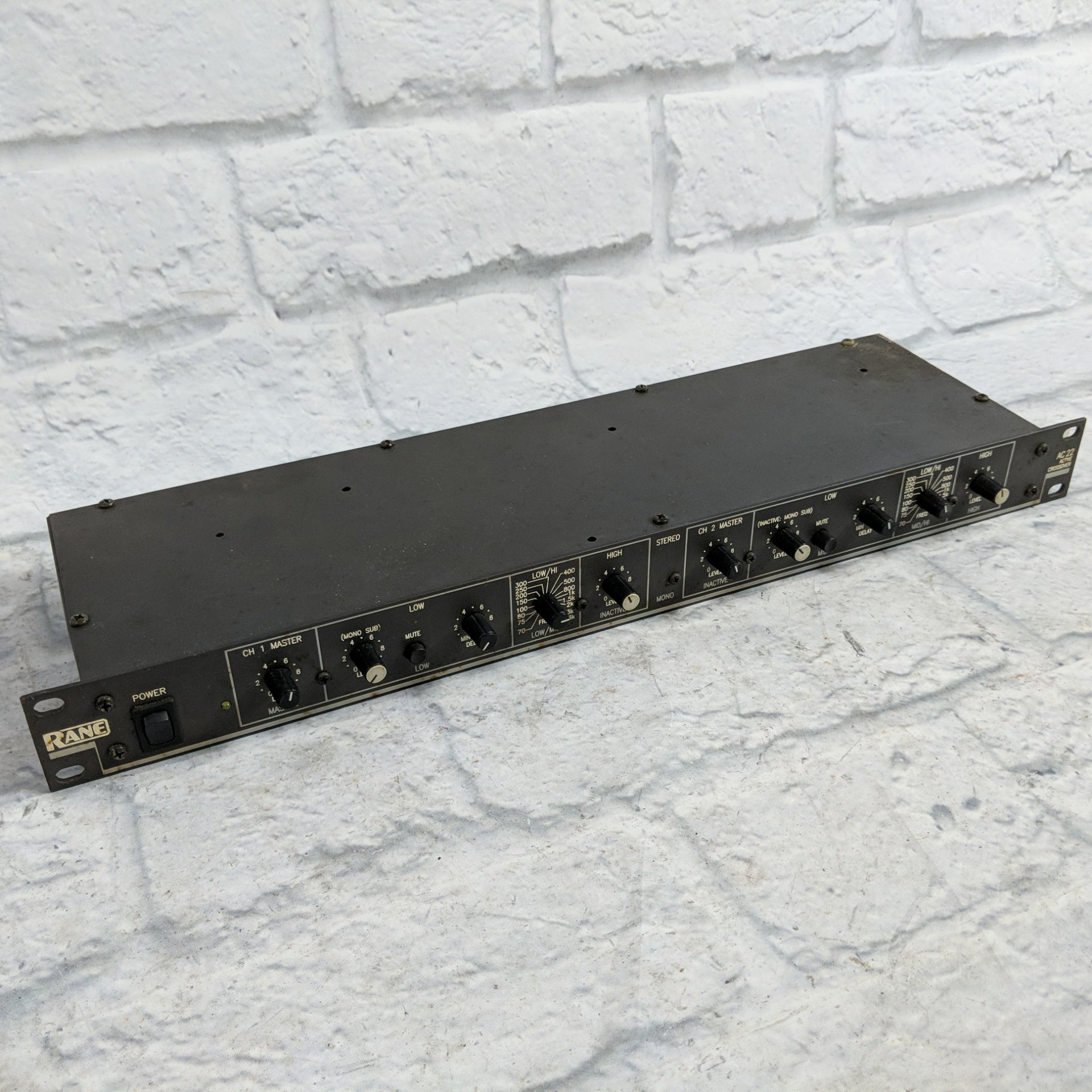 Rane AC22 Active Crossover With 1/4" Ins and Outs