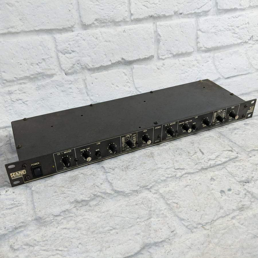 Rane AC22 Active Crossover With 1/4" Ins and Outs
