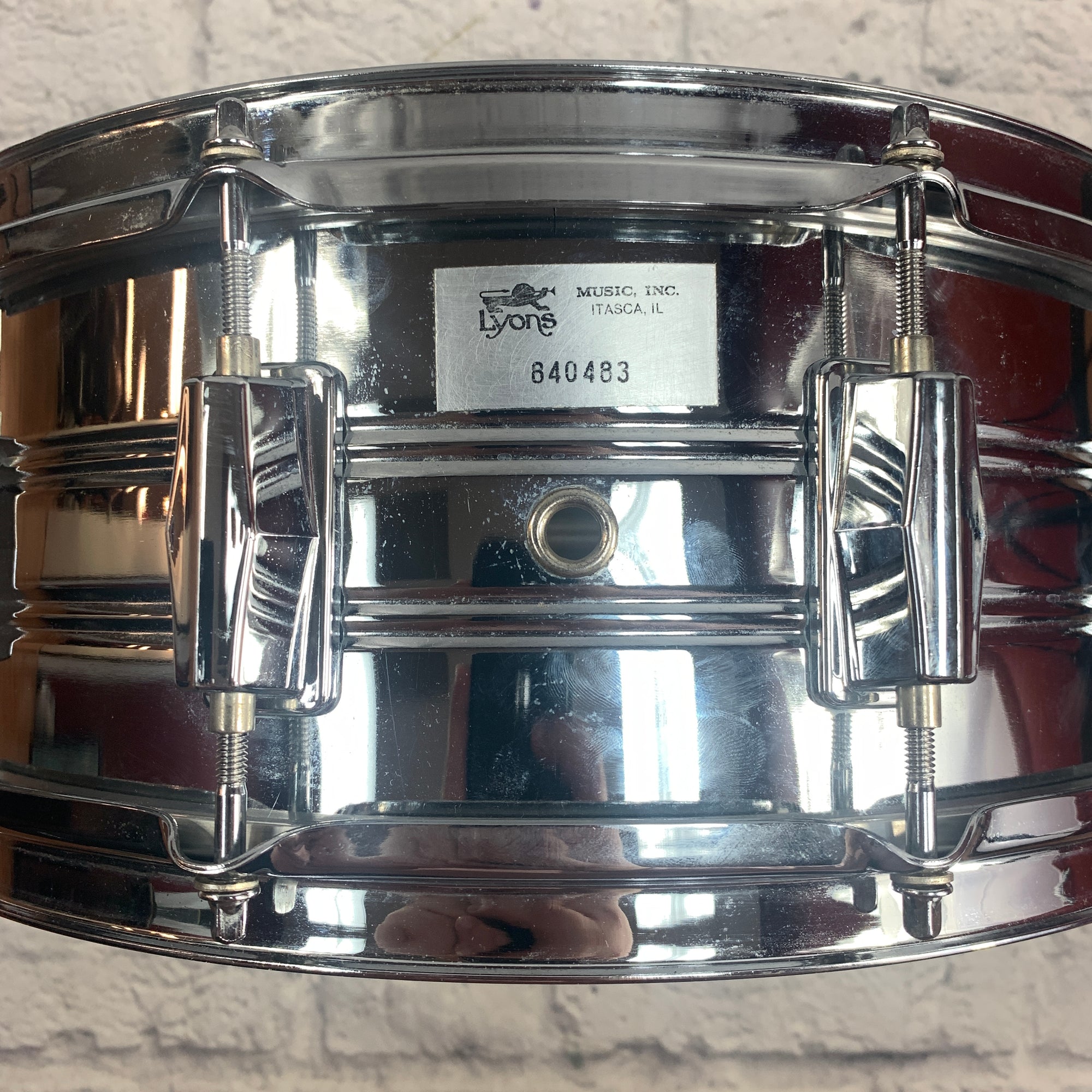 Lyons 14 Chrome Snare Drum