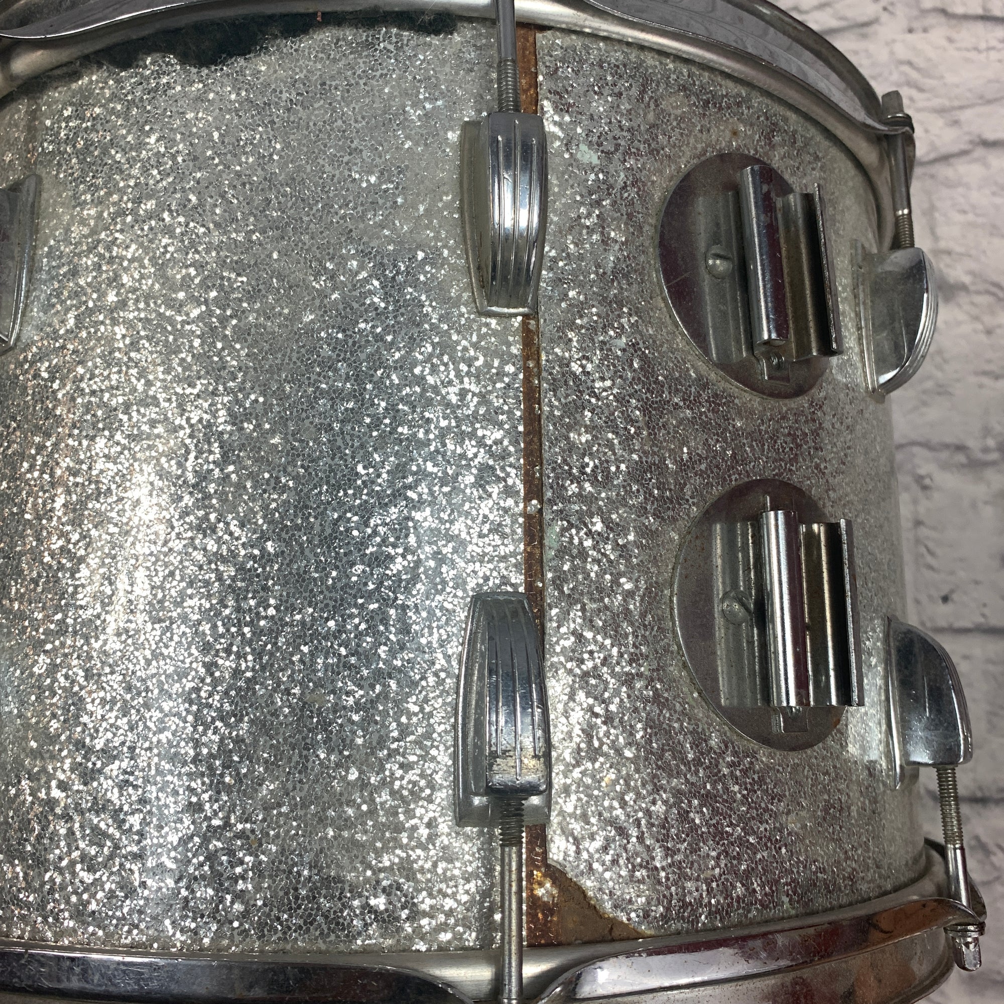 Ludwig 14x10 Silver Sparkle Rack Tom